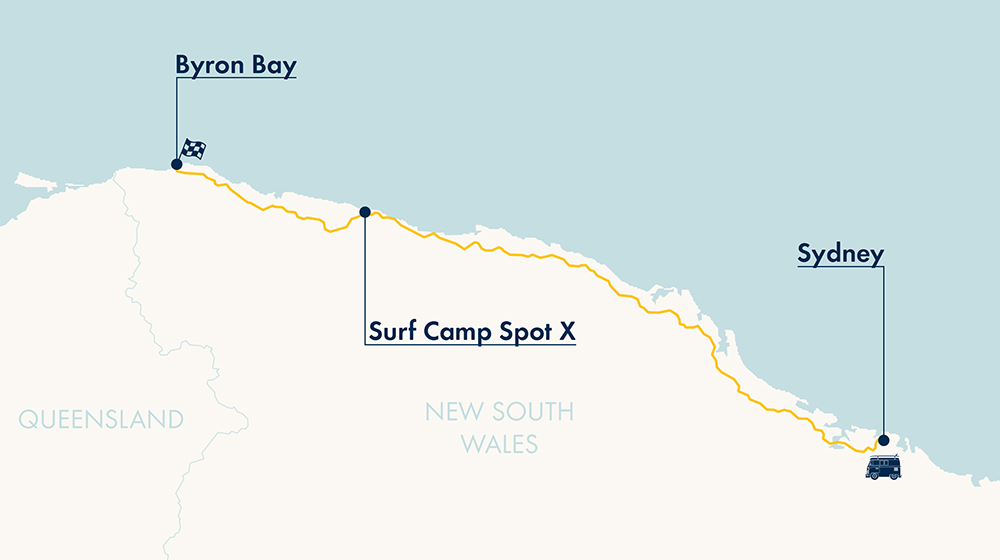 AIFS-Adventure-Trips-Australien-Surfin-the-Green-Wave-Map-Karte