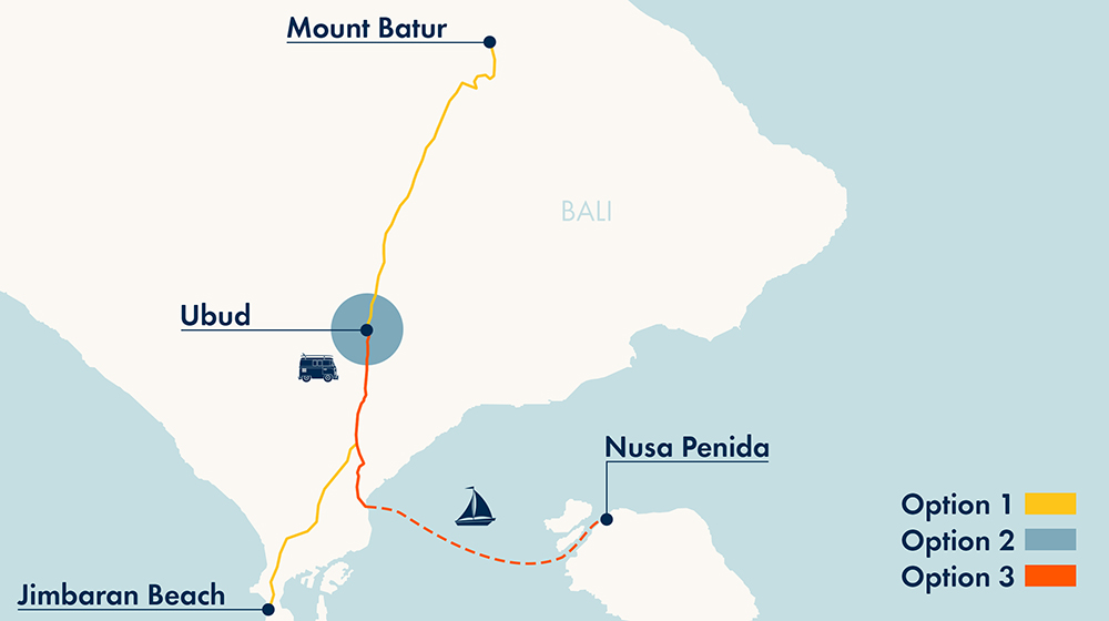AIFS-Adventure-Trips-Bali-Reiseverlauf-Map-Karte