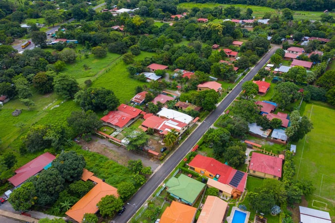 AIFS-Freiwilligenarbeit-Costa-Rica-Esparza-Unterkunft-Drone-Drohne-Aerial