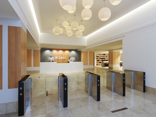 AIFS-Sprachreisen-USA-Unterkunft-Student-Residence-New-York-Midtown-East-Eingang-Lobby