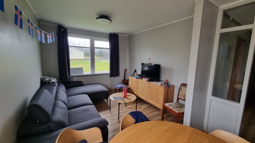 Wohnbereich in der Unterkunft beim Freiwilligenprojekt Organic Farming in Island mit AIFS