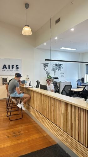 Welcome Desk AIFS Sydney Büro
