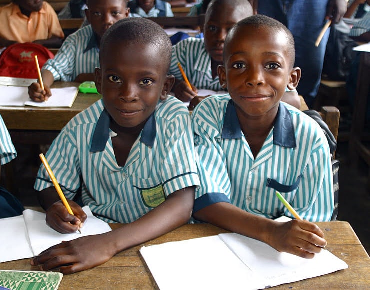 Klassenraum beim Freiwilligenprojekt Teaching in Ghana mit AIFS