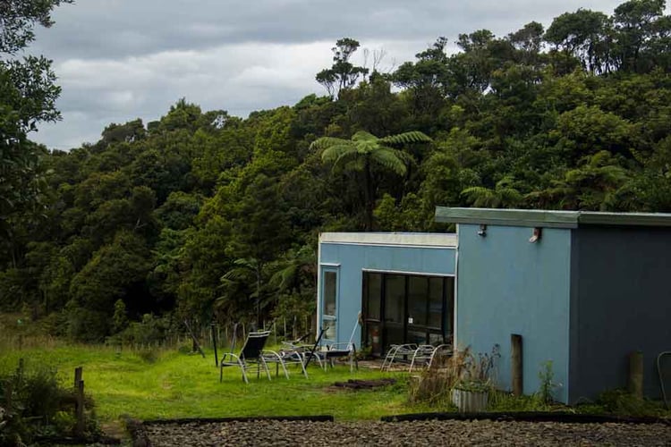 Unterkunft beim Freiwilligenprojekt Rainforest Conservation in Neuseeland
