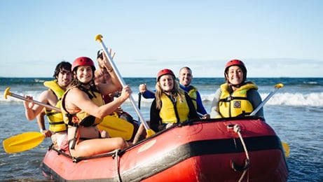 Rafting beim Adventure Trip in Australien mit AIFS