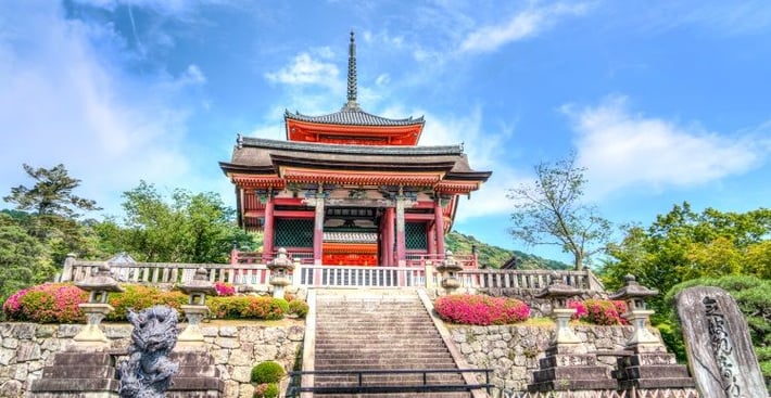 Ein japanischer Tempel