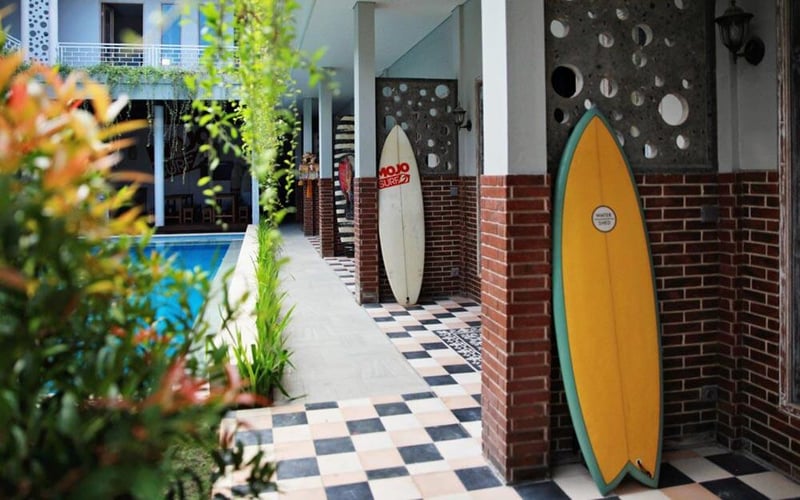 Unterkunft beim Surfcamp auf Bali mit AIFS